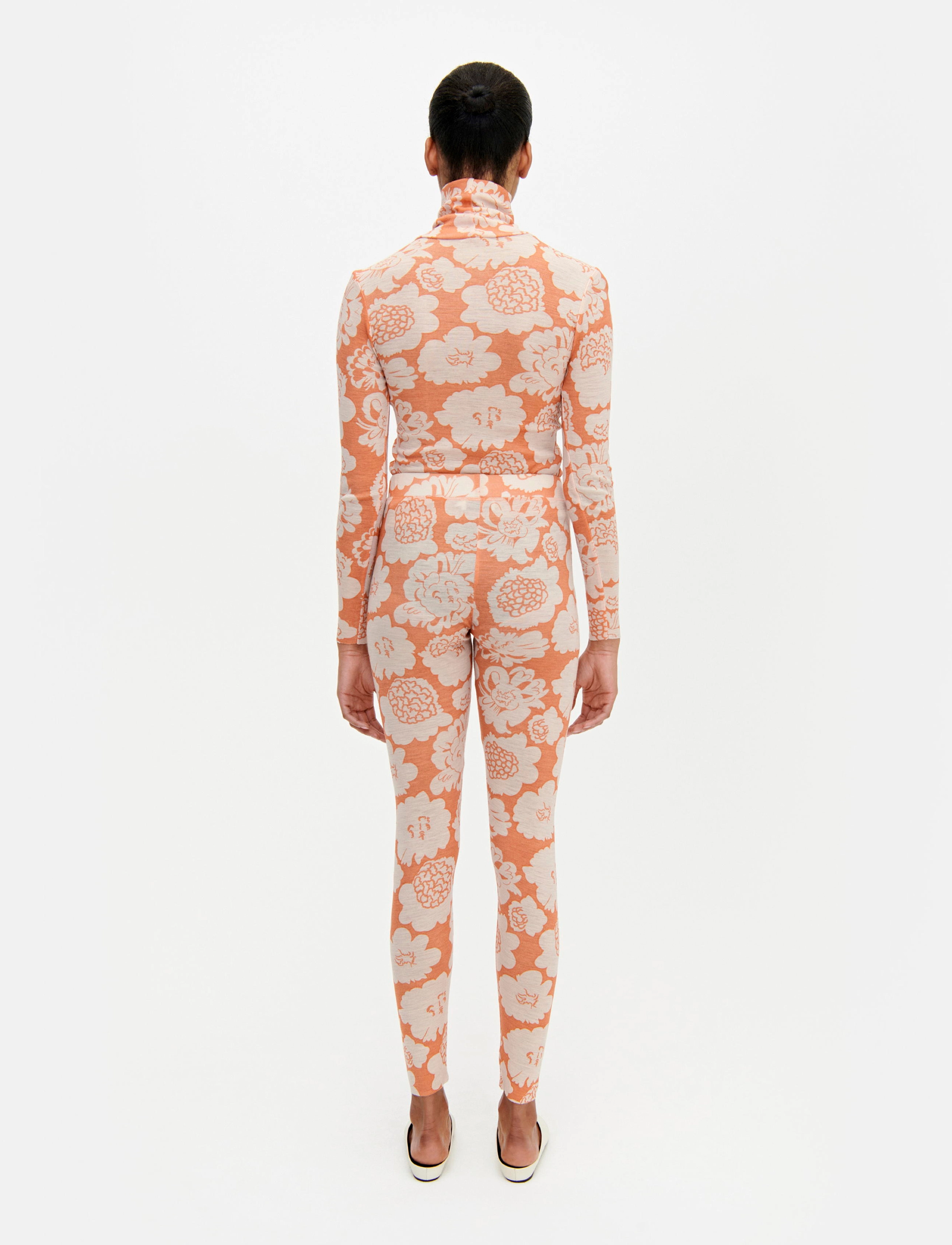 Marimekko - JOVINA PIENI PIONI - orange, off white - 3