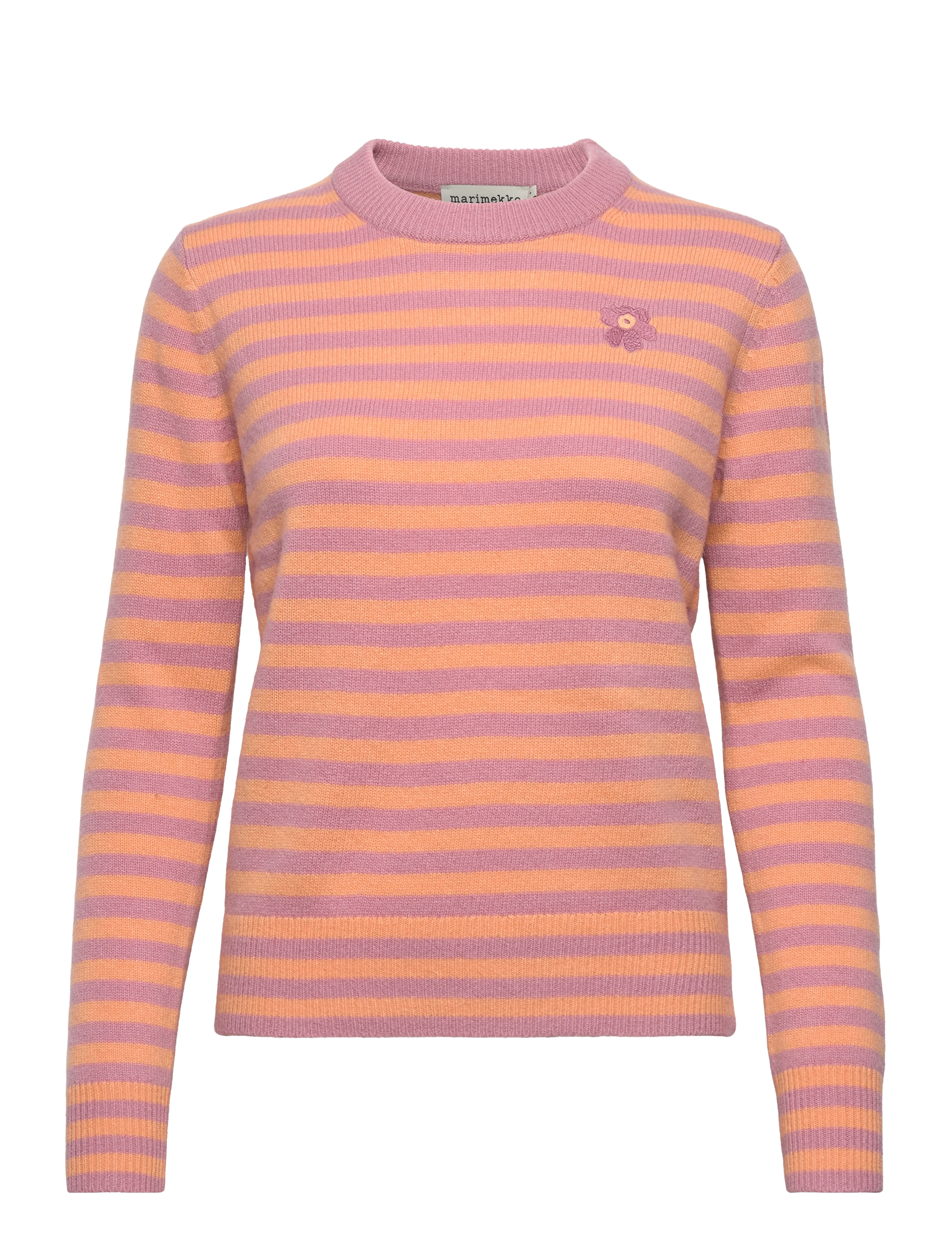 Marimekko - SILFA TASARAITA UNIKKO - purple, orange - 0