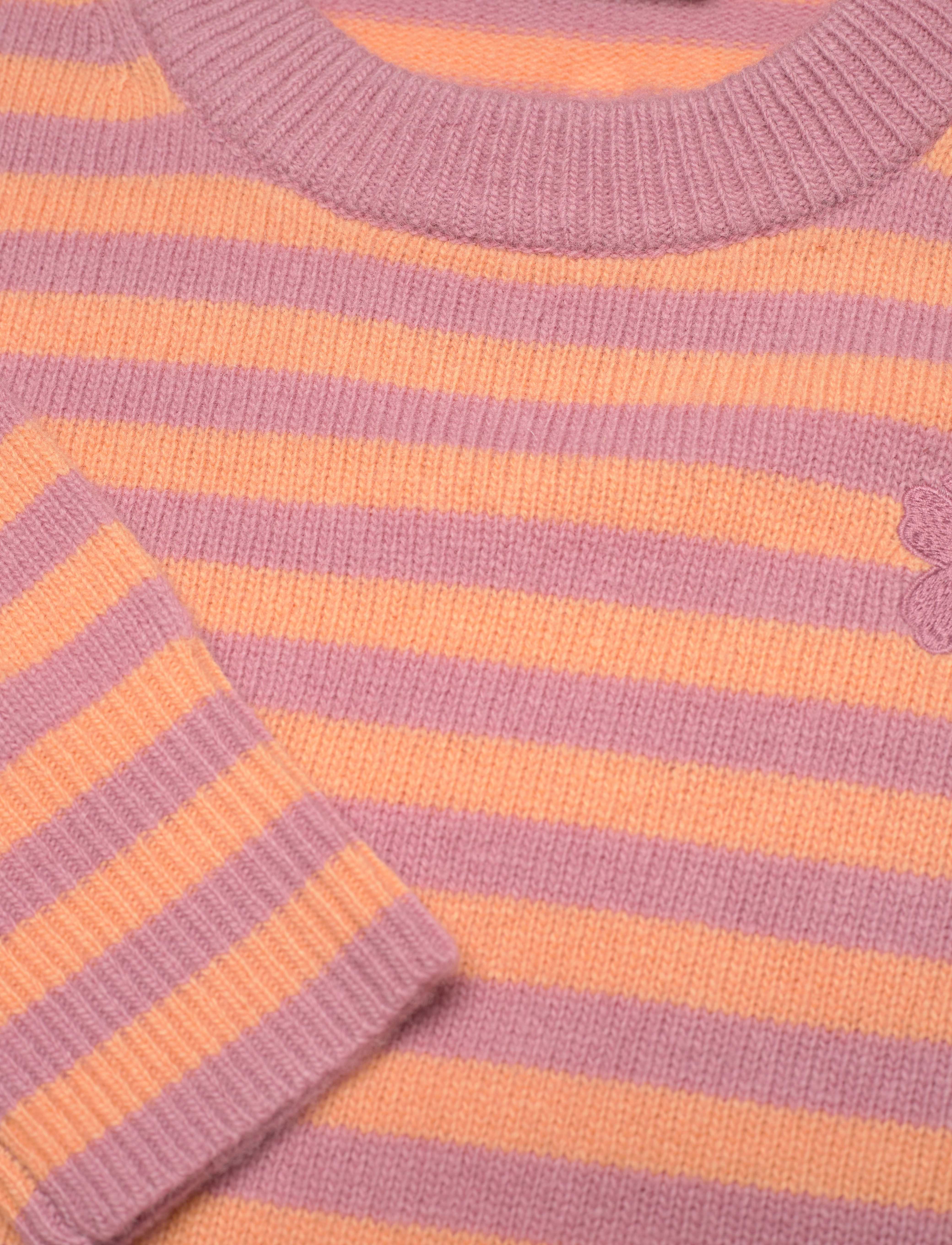 Marimekko - SILFA TASARAITA UNIKKO - purple, orange - 4