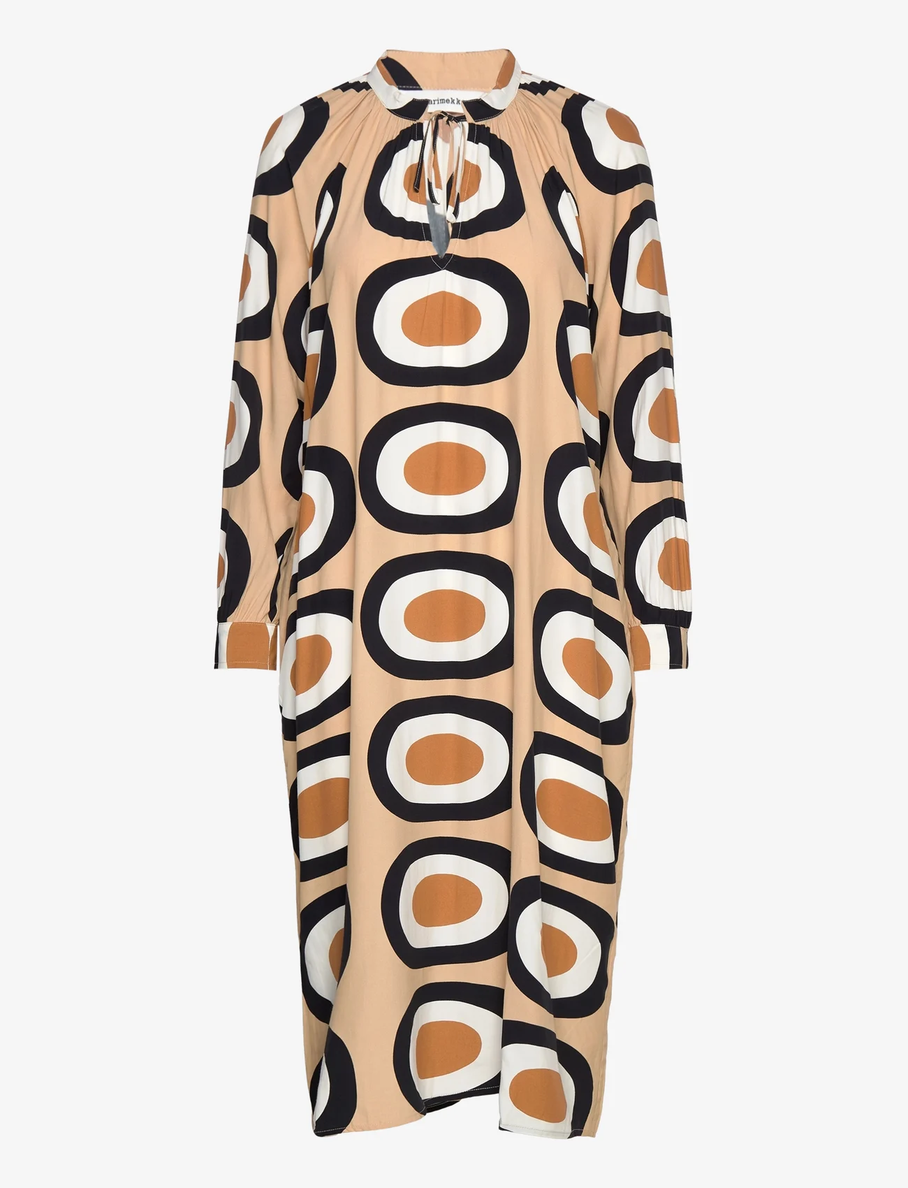 Marimekko - LAUGA PIENI MELOONI - vidutinio ilgio suknelės - brown, black, white - 0