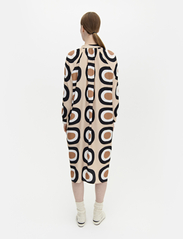 Marimekko - LAUGA PIENI MELOONI - vidutinio ilgio suknelės - brown, black, white - 3