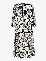Marimekko - JANETTA PIENI PIONI - midi dresses - black, off-white - 1