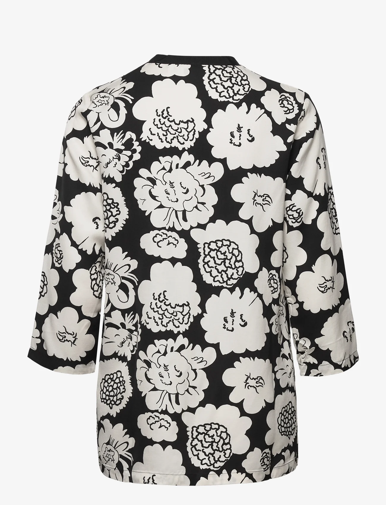 Marimekko - JANNIKA PIENI PIONI - marškiniai ilgomis rankovėmis - black, off-white - 1