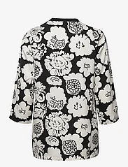Marimekko - JANNIKA PIENI PIONI - long-sleeved shirts - black, off-white - 1