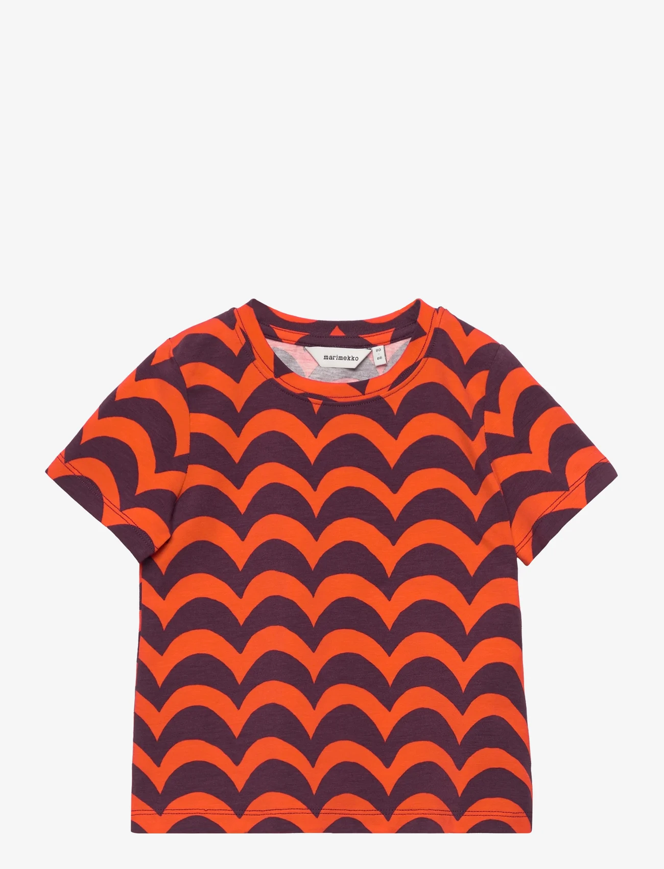 Marimekko - SOIDA MINI LAINE - marškinėliai trumpomis rankovėmis - red, dark red - 0