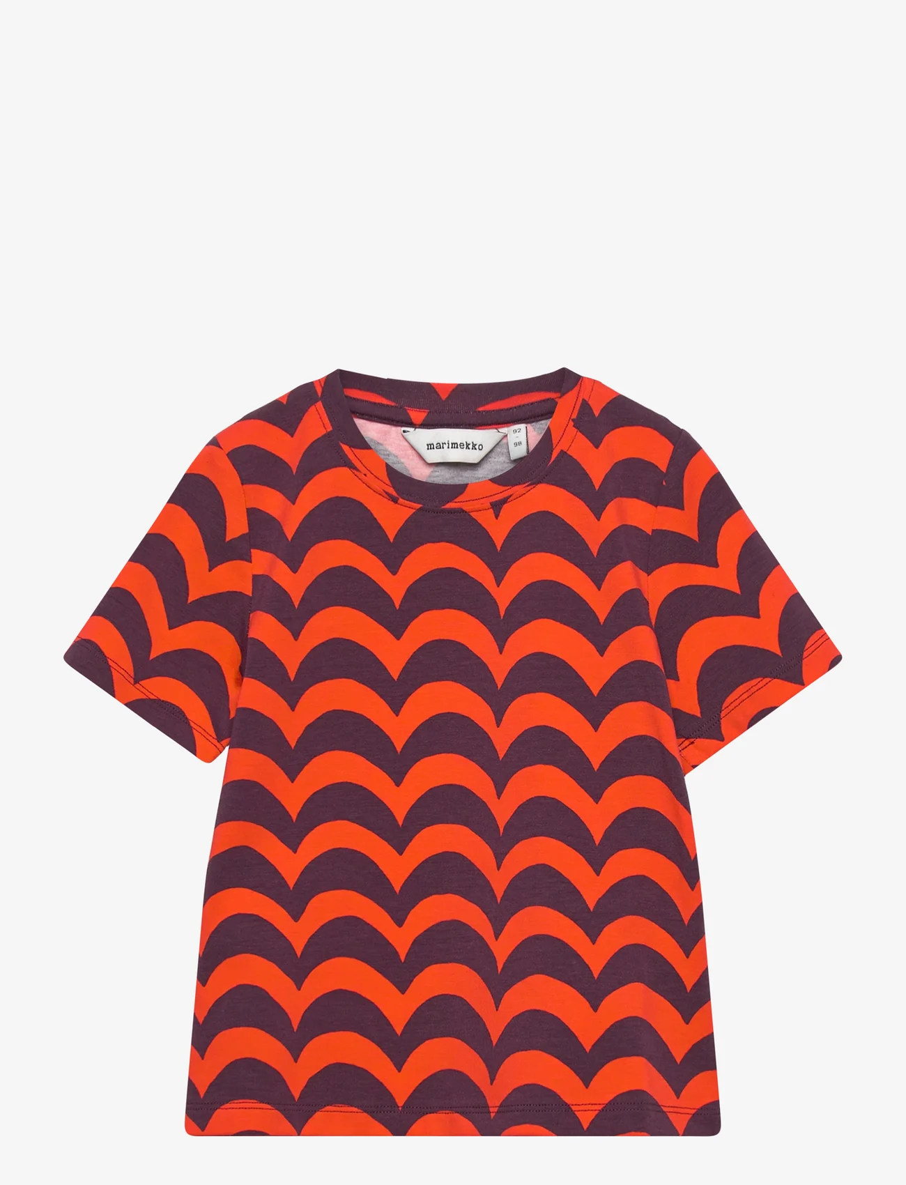 Marimekko - SOIDA MINI LAINE - marškinėliai trumpomis rankovėmis - red, dark red - 0