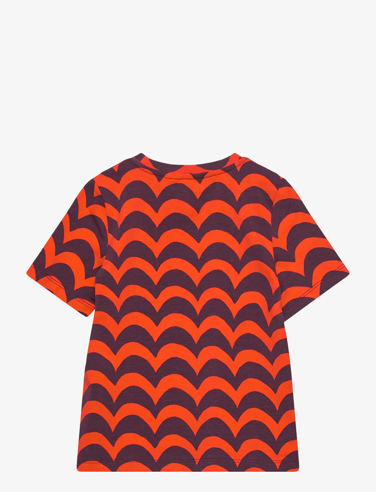Marimekko - SOIDA MINI LAINE - marškinėliai trumpomis rankovėmis - red, dark red - 1