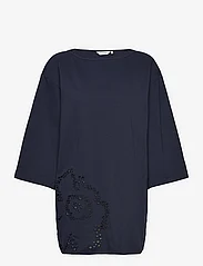 Marimekko - JAHKEN UNIKKO - marškinėliai - dark navy - 0