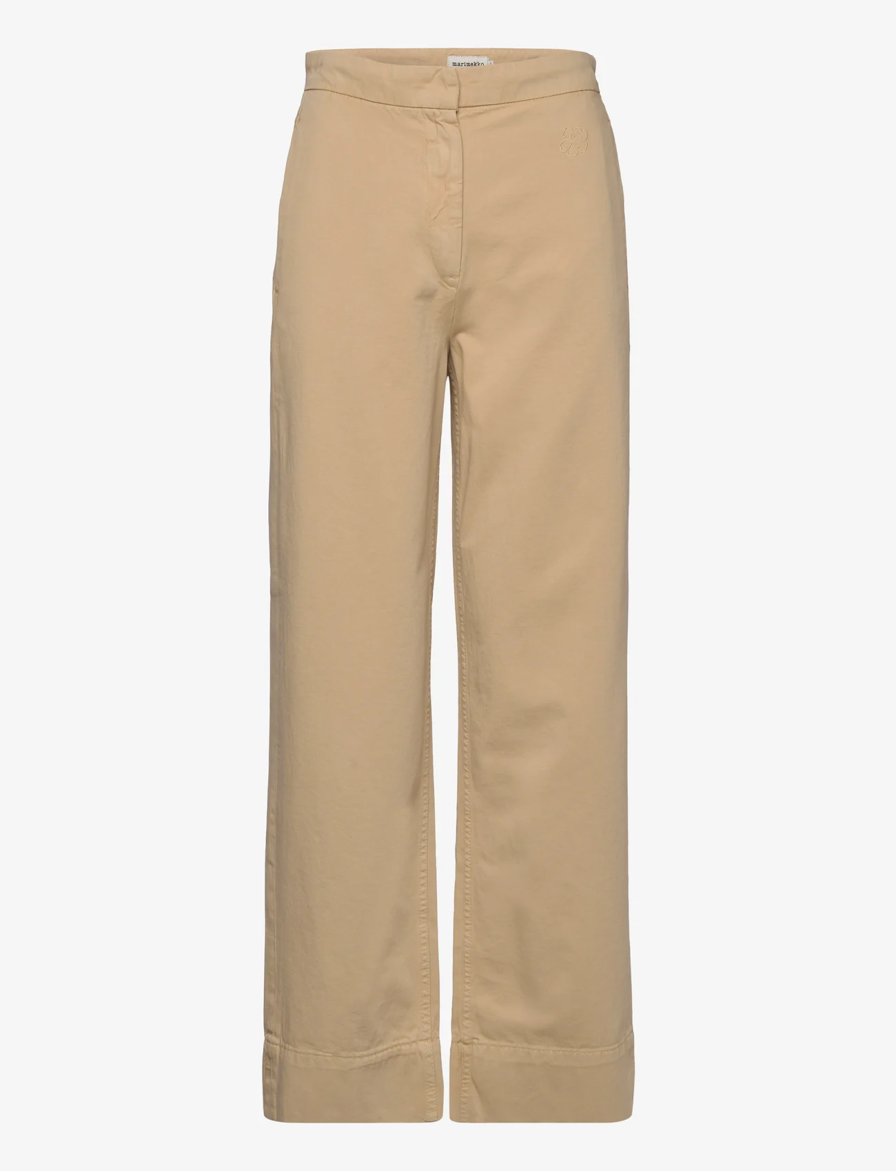 Marimekko - GAIJU SOLID - straight leg trousers - beige - 0