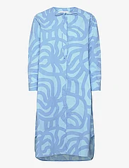 Marimekko - KRIHKE JOONAS - shirt dresses - light blue, blue - 0
