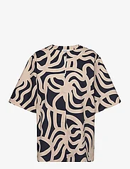 Marimekko - FELES JOONAS - t-shirts - dark navy, sand - 0