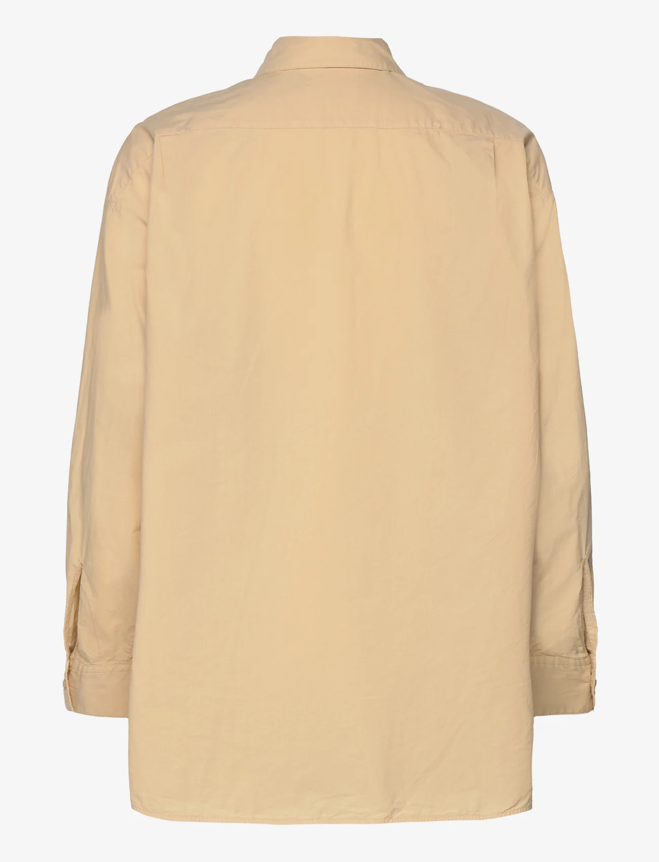 Marimekko - GRISTE SOLID - long-sleeved shirts - beige - 1