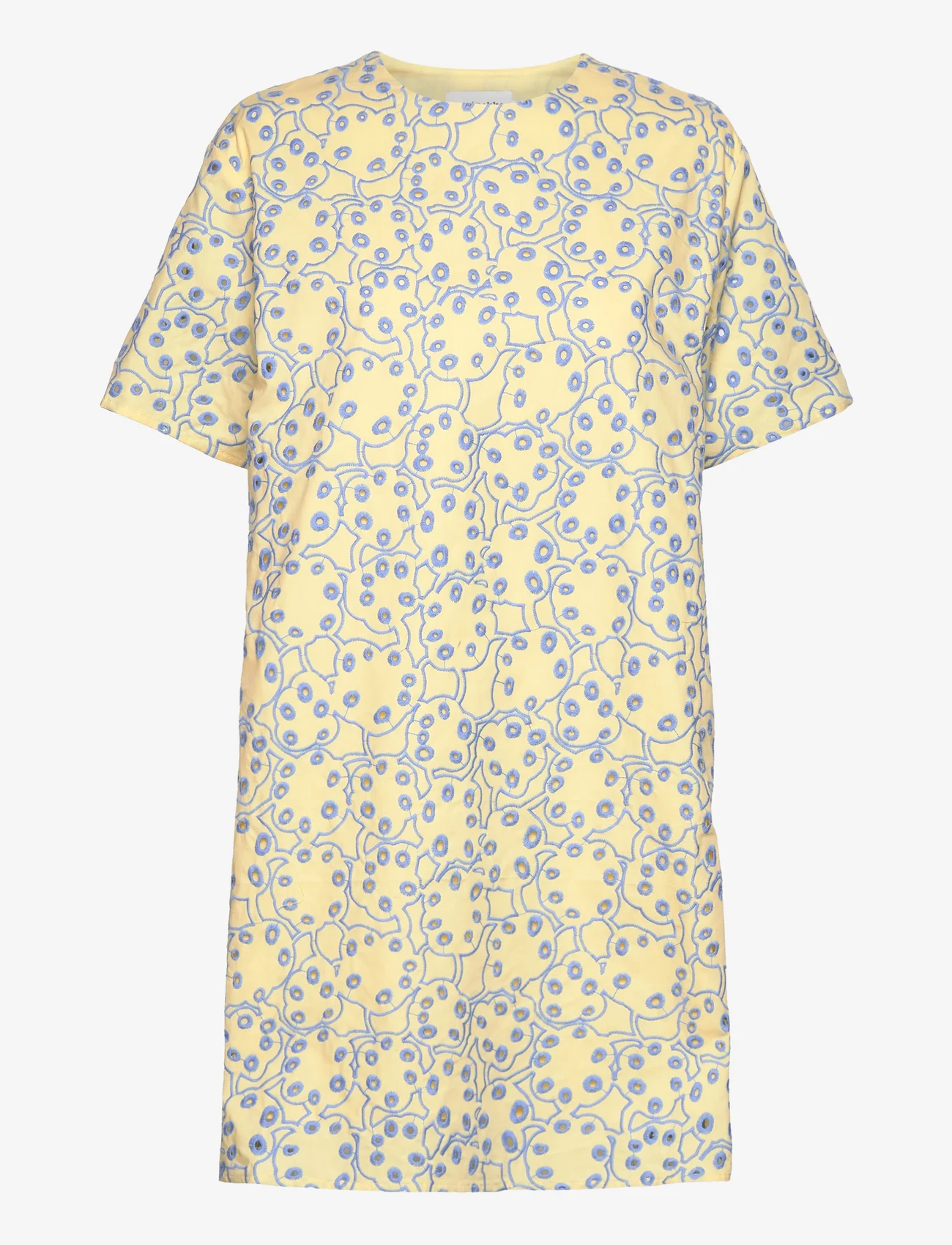 Marimekko - NIILA RENTUKKA - t-kreklu kleitas - light yellow, light blue - 0