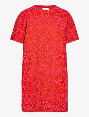 Marimekko - NIILA RENTUKKA - t-shirt jurken - red, pink - 0