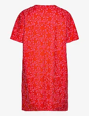 Marimekko - NIILA RENTUKKA - t-shirtklänningar - red, pink - 1