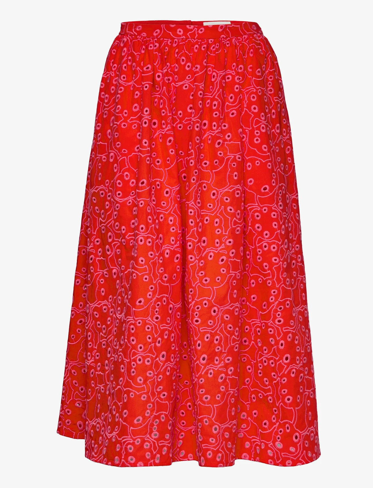 Marimekko - NILAN RENTUKKA - midi skirts - red, pink - 0