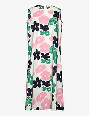 Marimekko - ALET KEVÄTTALKOOT - marškinėlių tipo suknelės - off-white, pink, green - 0