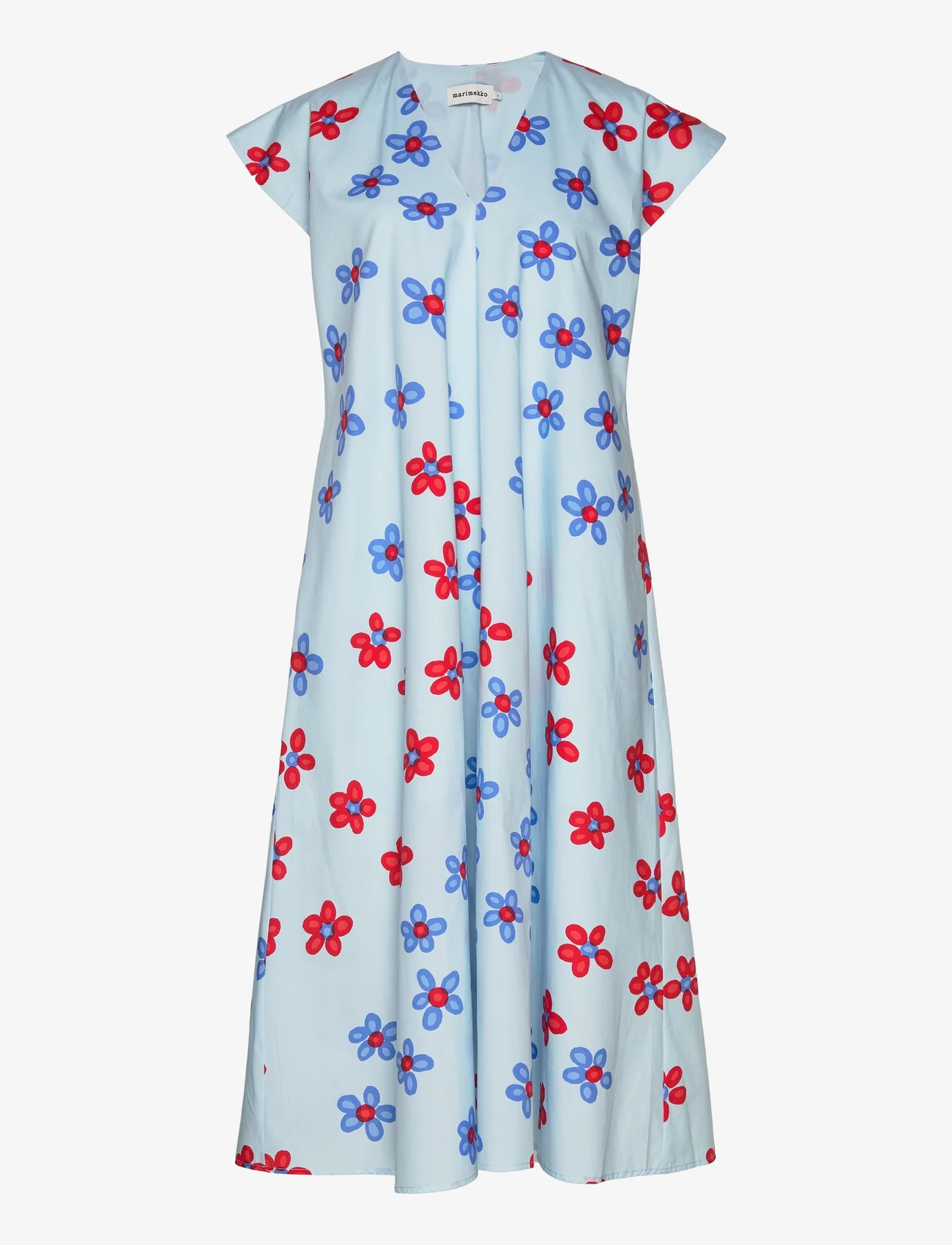 Marimekko - MERET DEMETER - summer dresses - light blue, blue, red - 0