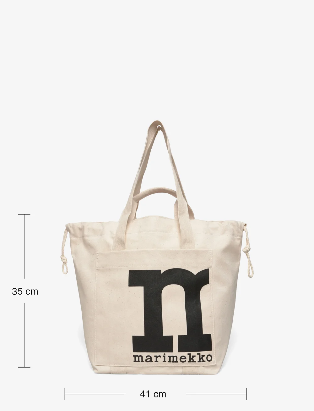 Marimekko - MONO CITY TOTE SOLID - totes - cotton - 3