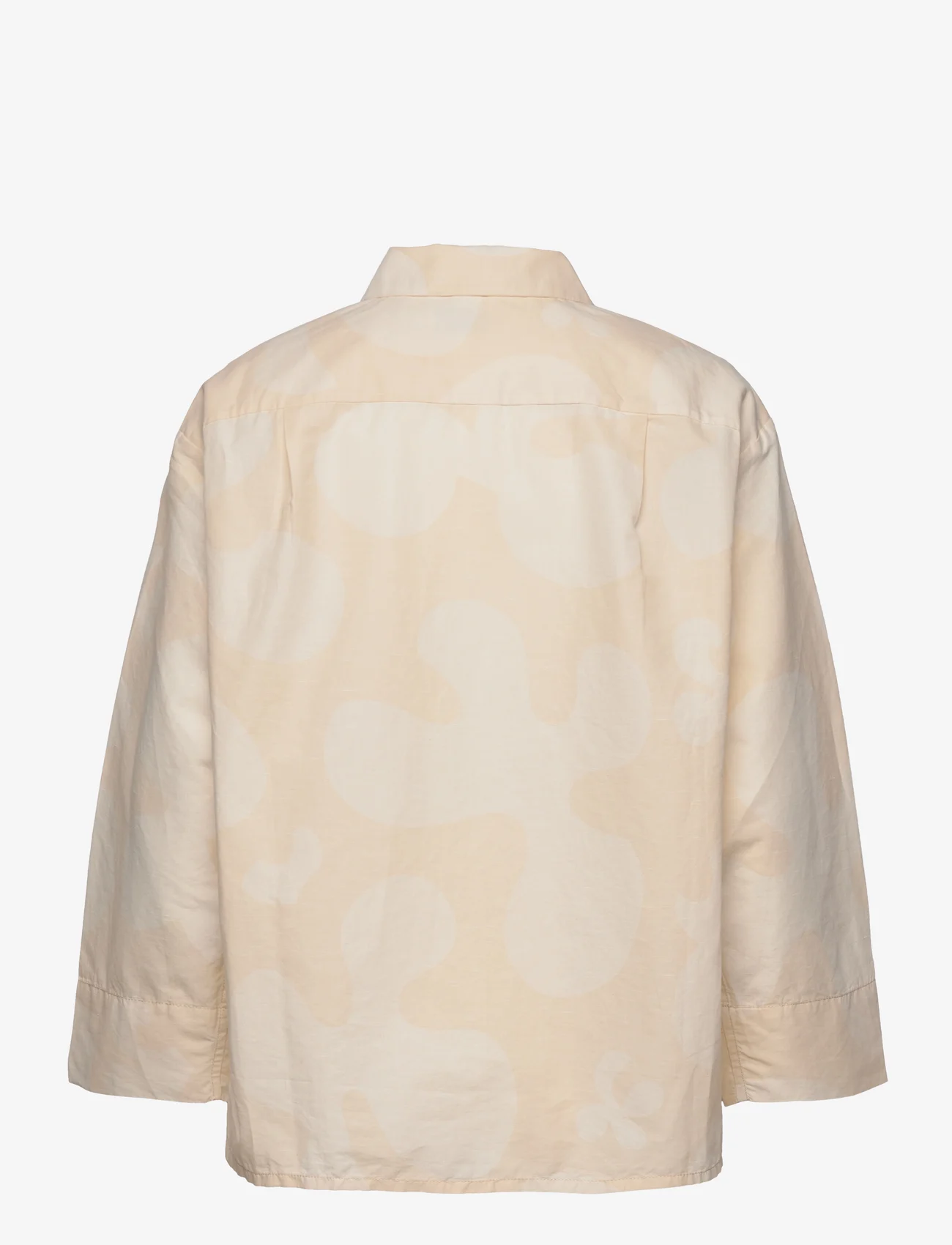 Marimekko - HILBA PULLOPOSTI - marškiniai ilgomis rankovėmis - sand, off-white - 1