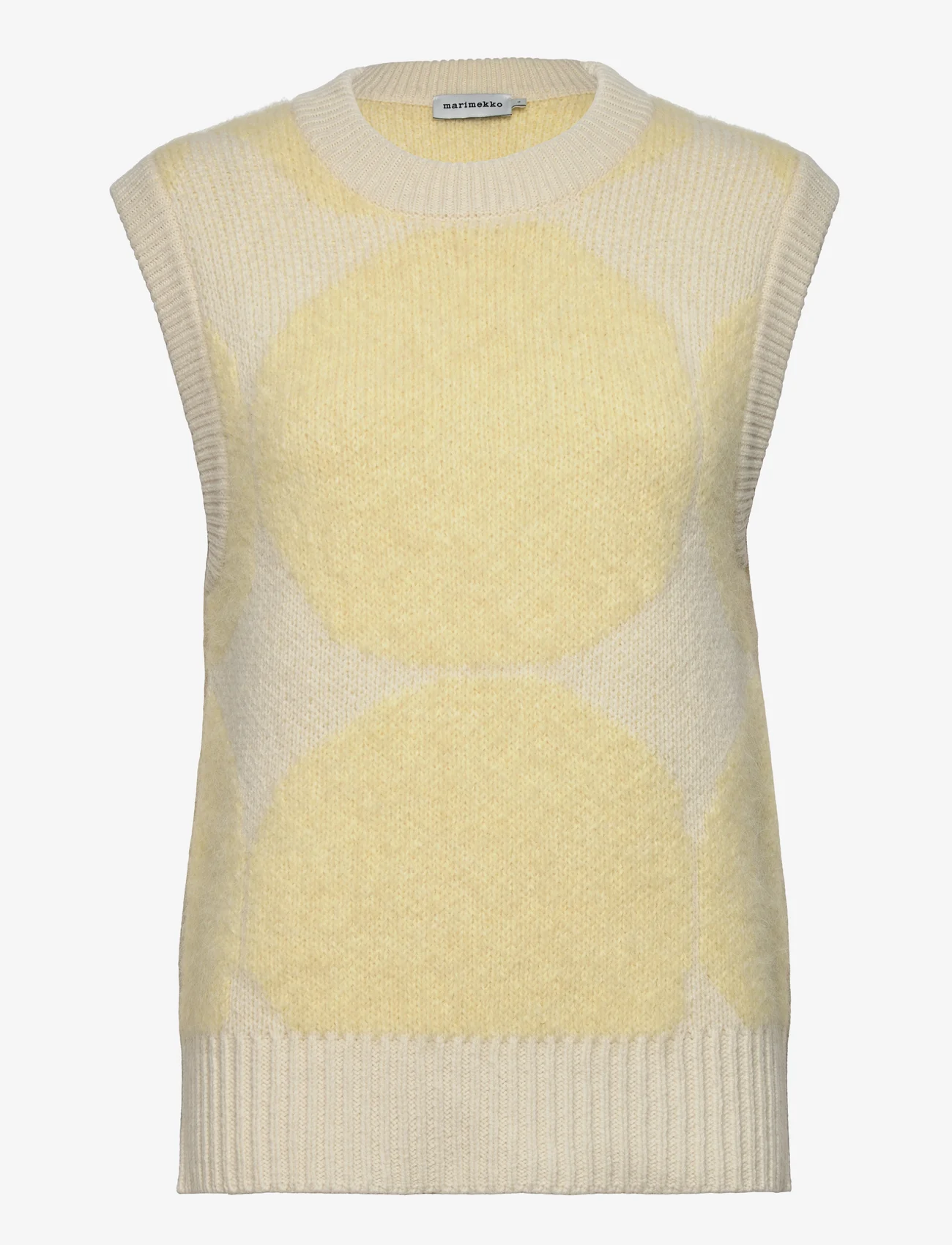 Marimekko - KRAPU KIVET - strikveste - light yellow, off-white - 0