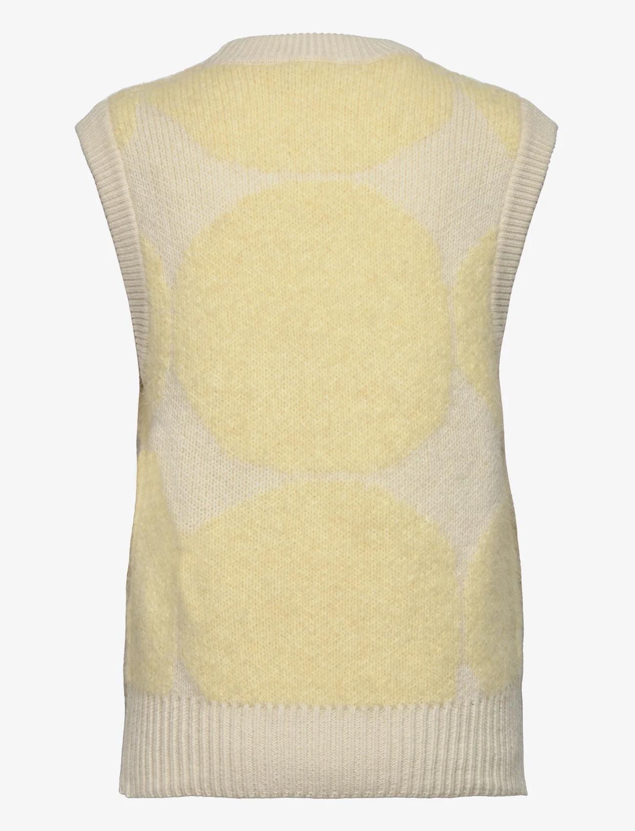 Marimekko - KRAPU KIVET - knitted vests - light yellow, off-white - 1