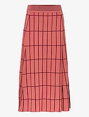 Marimekko - KARNAPPI TIILISKIVI - knitted skirts - peach, burgundy - 0