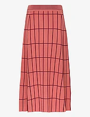 Marimekko - KARNAPPI TIILISKIVI - knitted skirts - peach, burgundy - 1