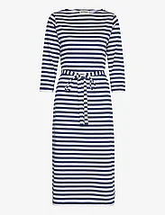 Marimekko - TASARAITA ILMA DRESS - marškinėlių tipo suknelės - blue, white - 0