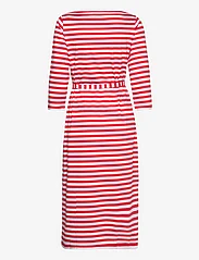 Marimekko - TASARAITA ILMA DRESS - t-shirtklänningar - red, white - 1