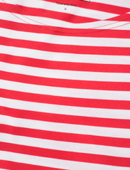 Marimekko - TASARAITA ILMA DRESS - t-särkkleidid - red, white - 2