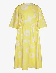 Marimekko - FIAALI UNIKKO - vasaras kleitas - yellow, off-white - 0