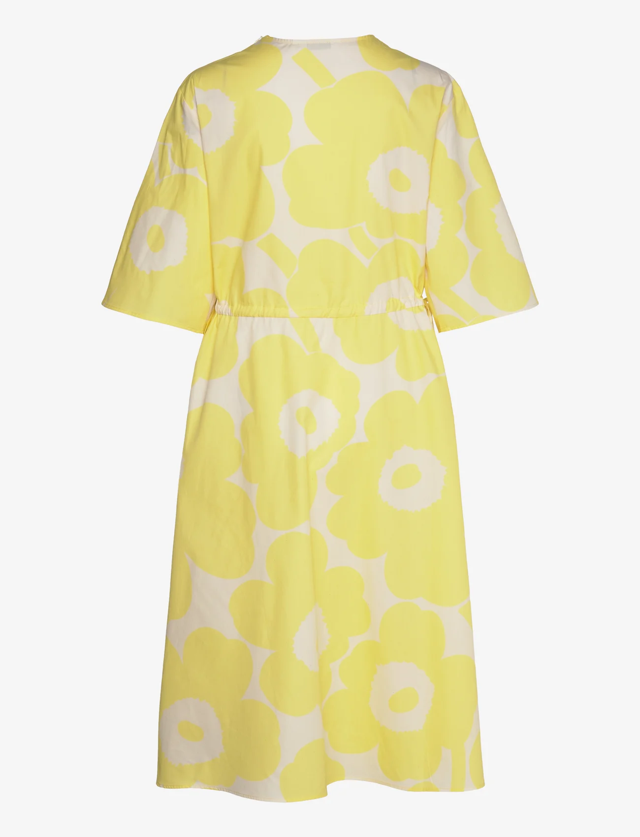 Marimekko - FIAALI UNIKKO - summer dresses - yellow, off-white - 1