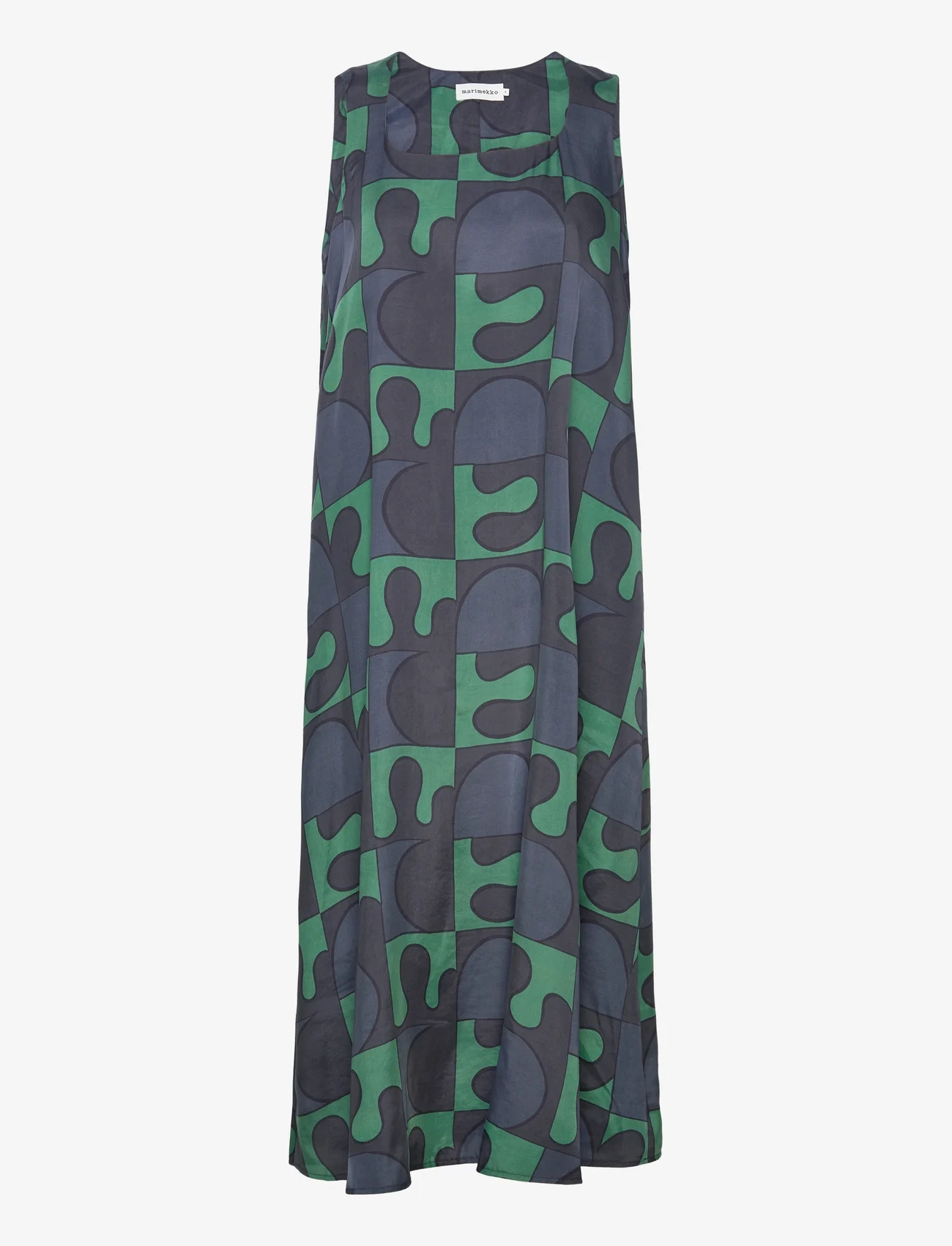Marimekko - LEHTERI OSTERI - midi kjoler - black, green, blue - 0