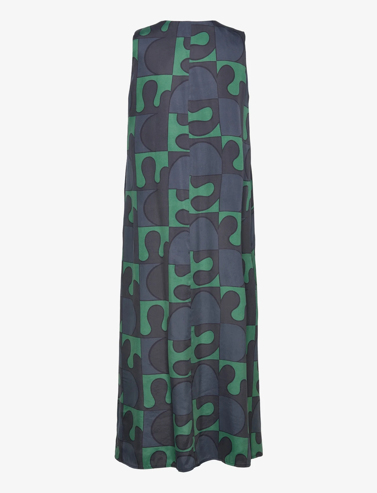 Marimekko - LEHTERI OSTERI - midi kjoler - black, green, blue - 1