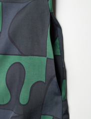 Marimekko - LEHTERI OSTERI - midi jurken - black, green, blue - 3