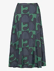 Marimekko - LISEENI OSTERI - midi skirts - black, green, blue - 0