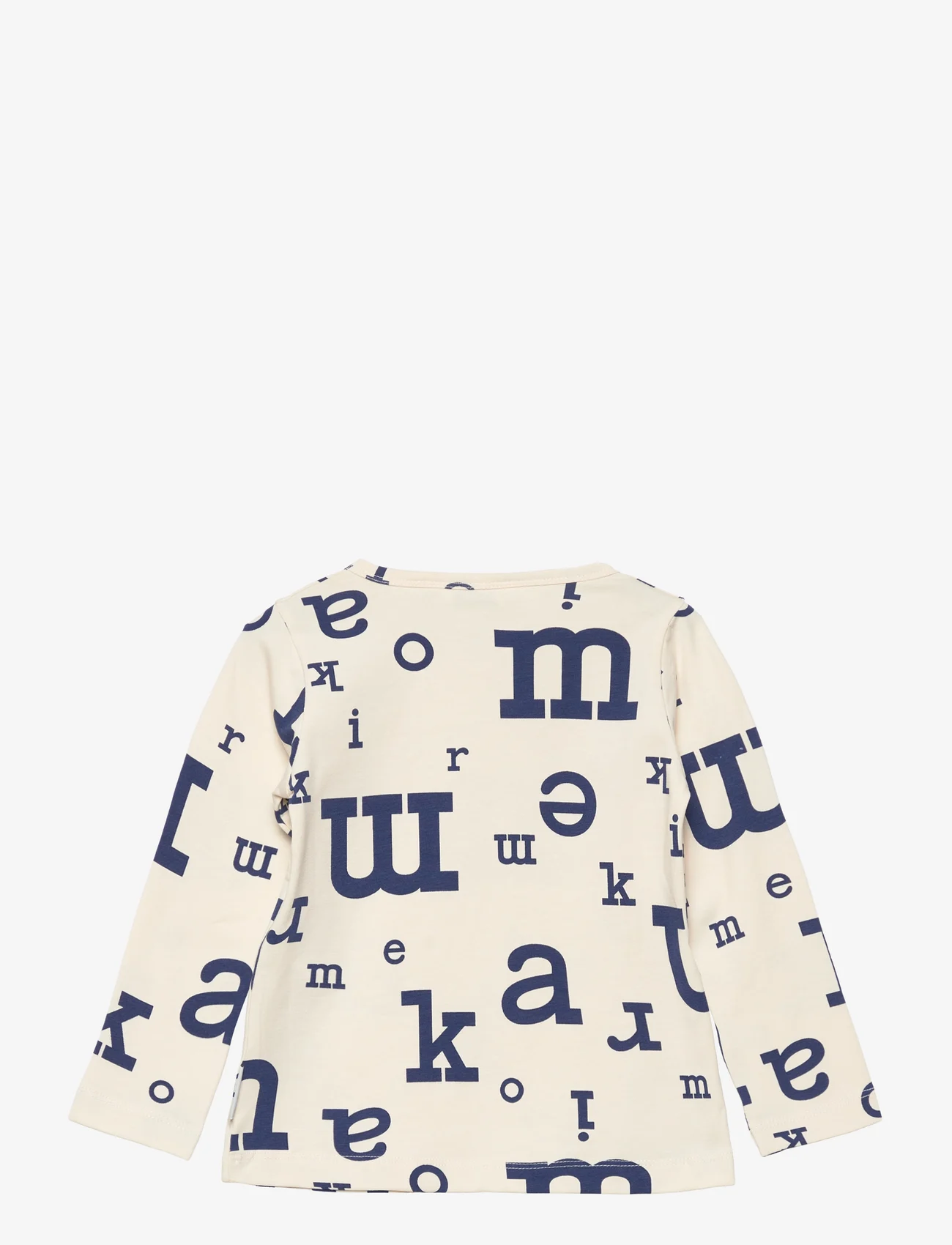 Marimekko - OULI MARIMERKKI I - marškinėliai ilgomis rankovėmis - off-white, blue - 1