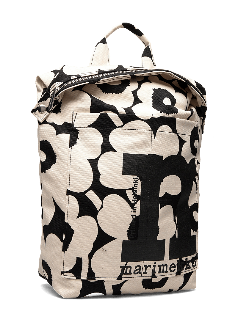 Marimekko - MONO BACKPACK UNIKKO - cotton, black - 2
