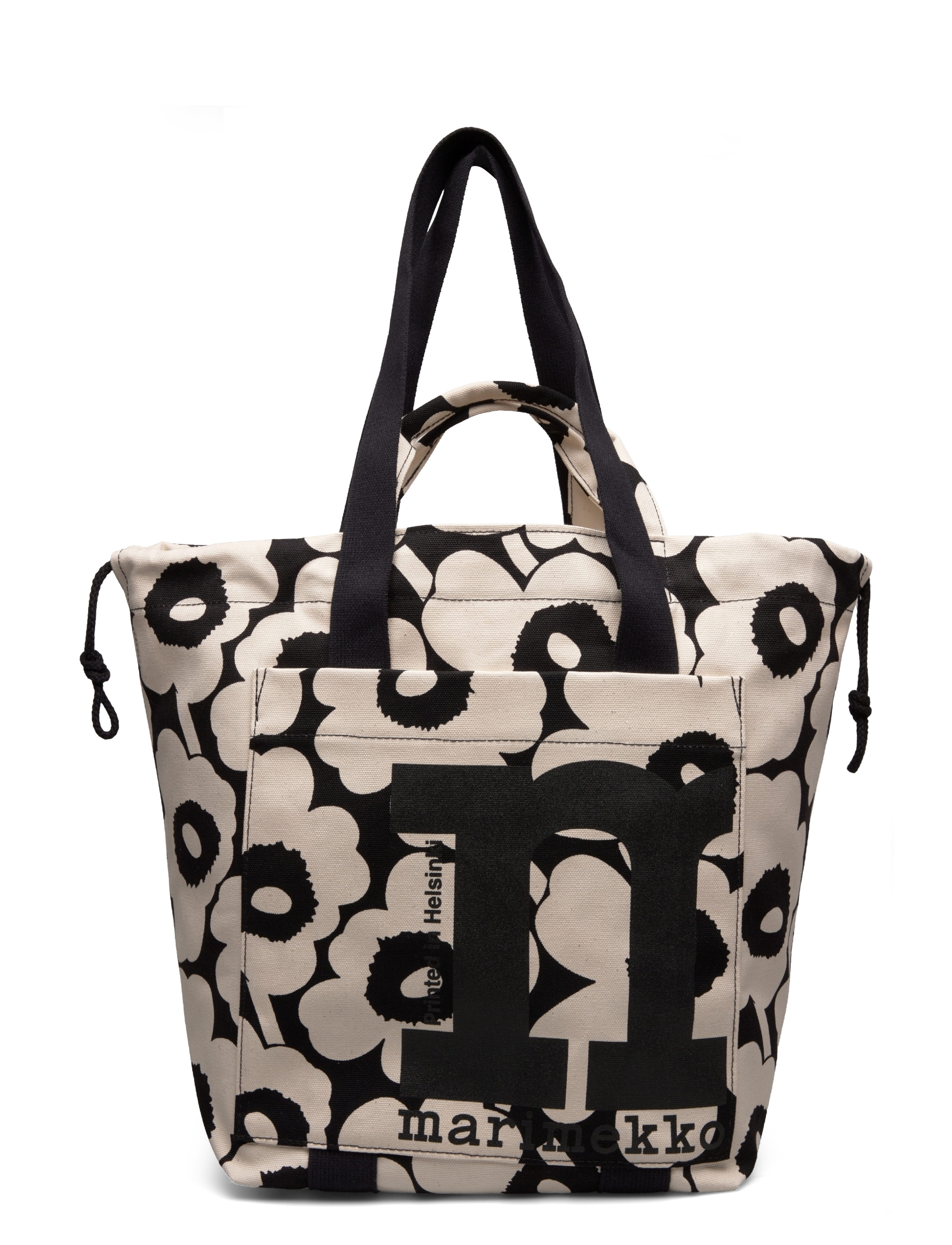 Marimekko Mono City Tote Unikko, One Size, Black, Tasker > Totes, Dame