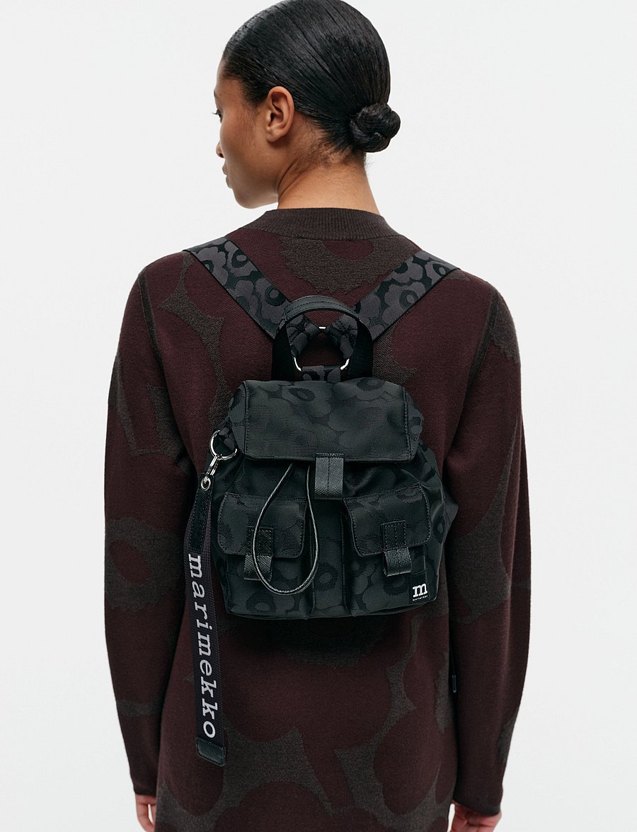 Marimekko - EVERYTHING BACKPACK S UNIKKO - modetrends - black, black - 0