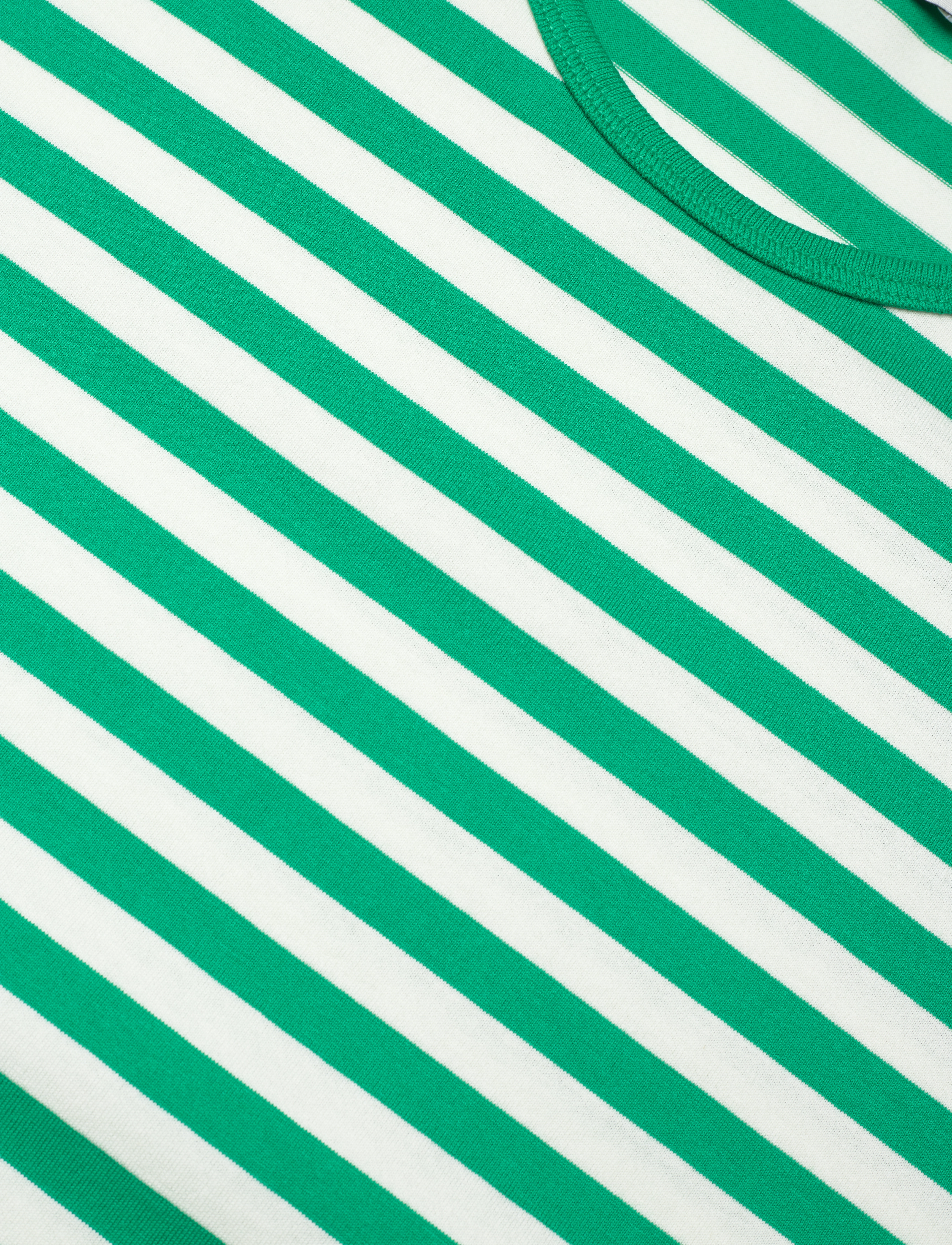 Marimekko - LYHYTHIHA TASARAITA - white, green - 2