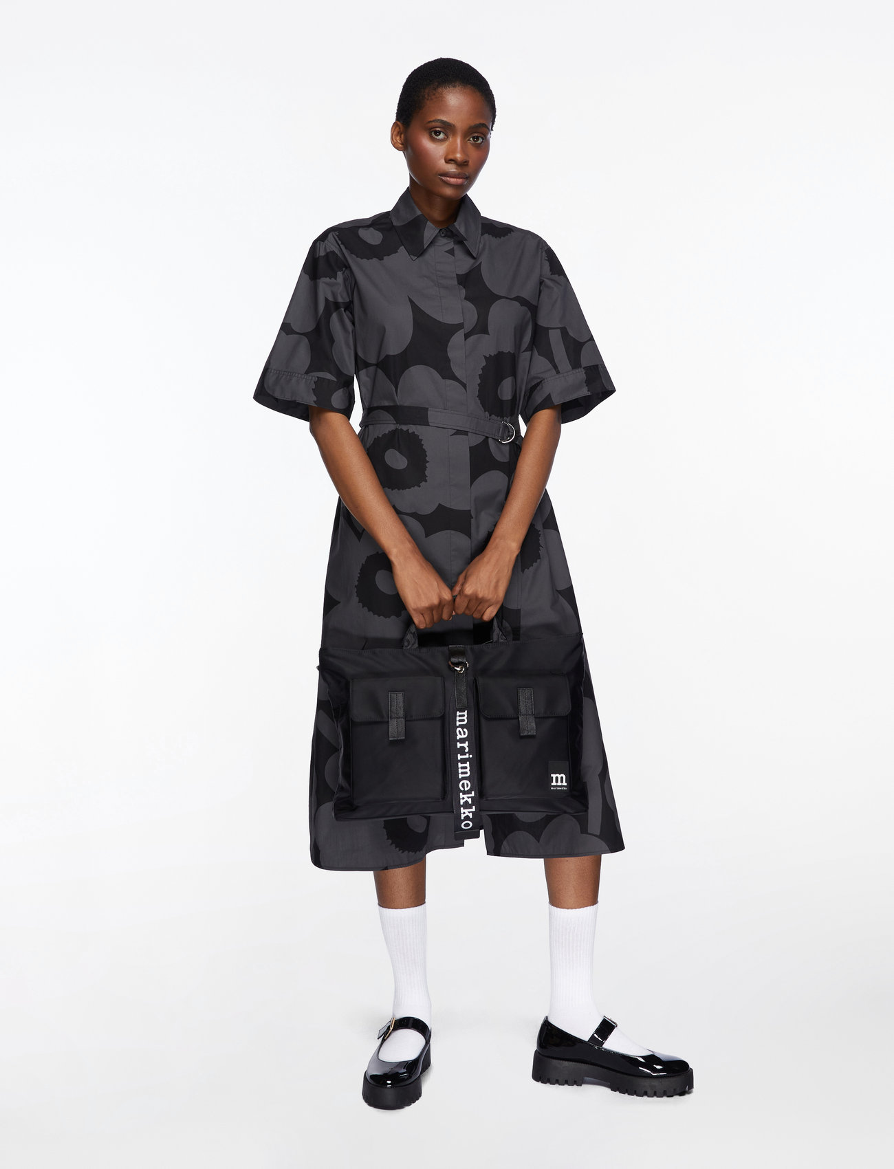 Marimekko - EVERYTHING MESSENGER SOLID - birthday gifts - black - 1