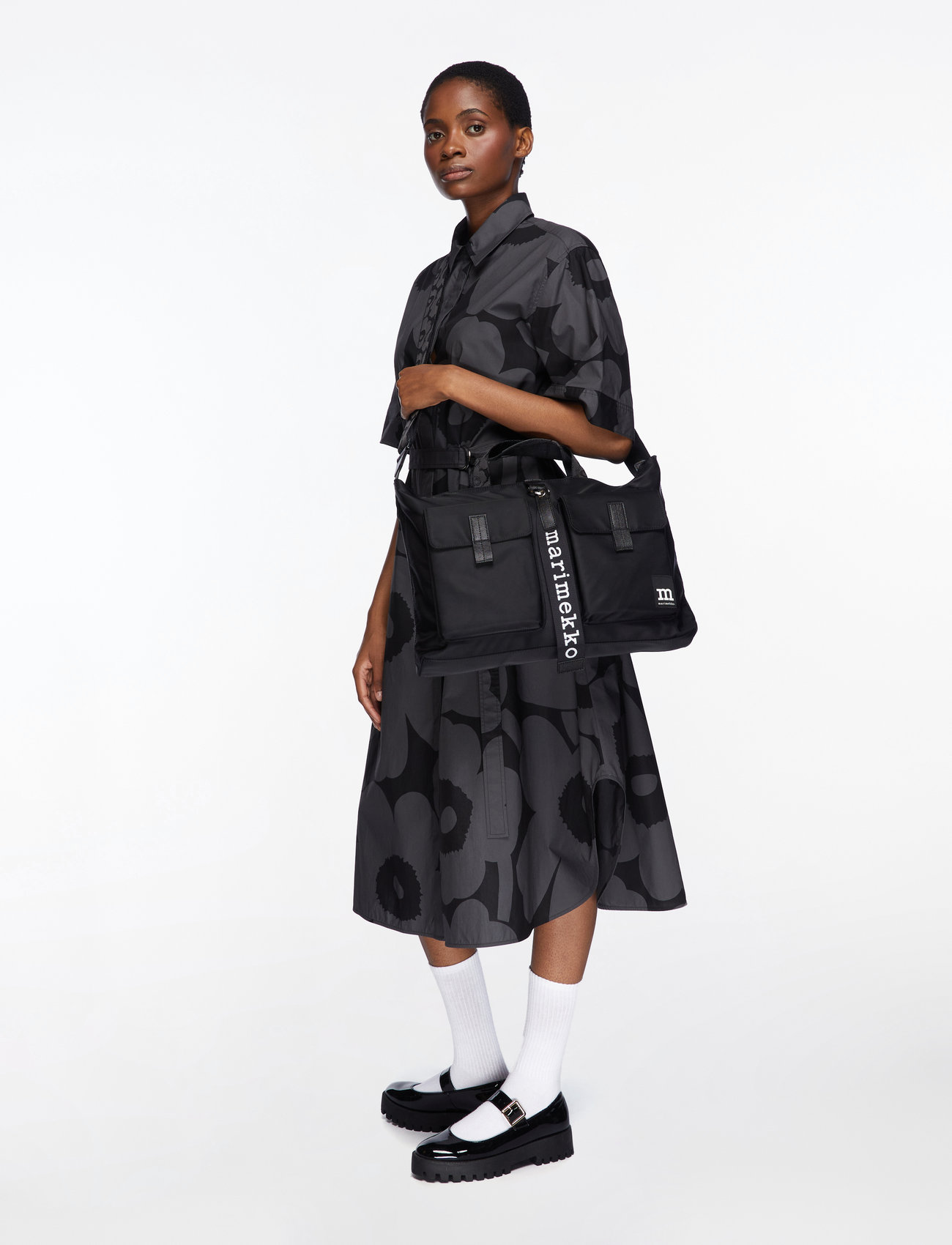 Marimekko - EVERYTHING MESSENGER SOLID - birthday gifts - black - 2