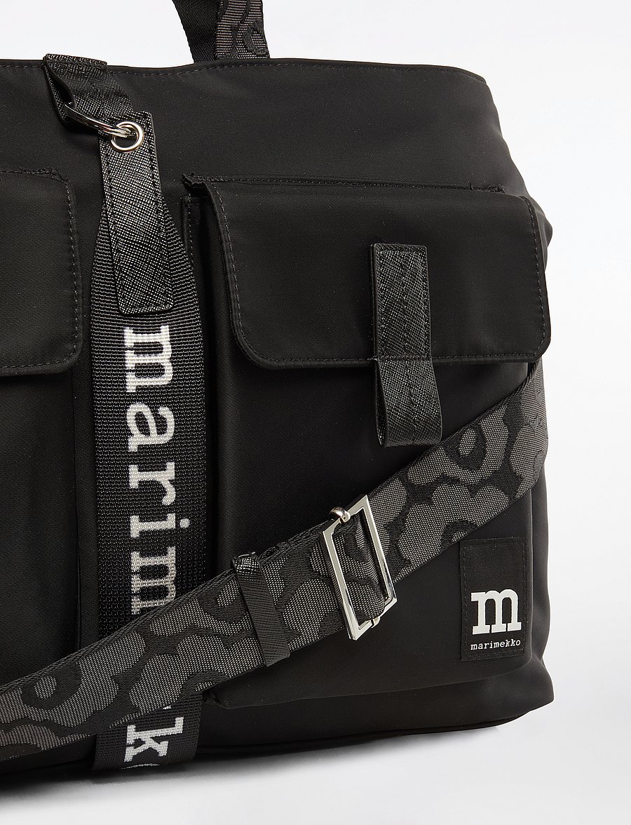 Marimekko - EVERYTHING MESSENGER SOLID - muotitrendit - black - 4