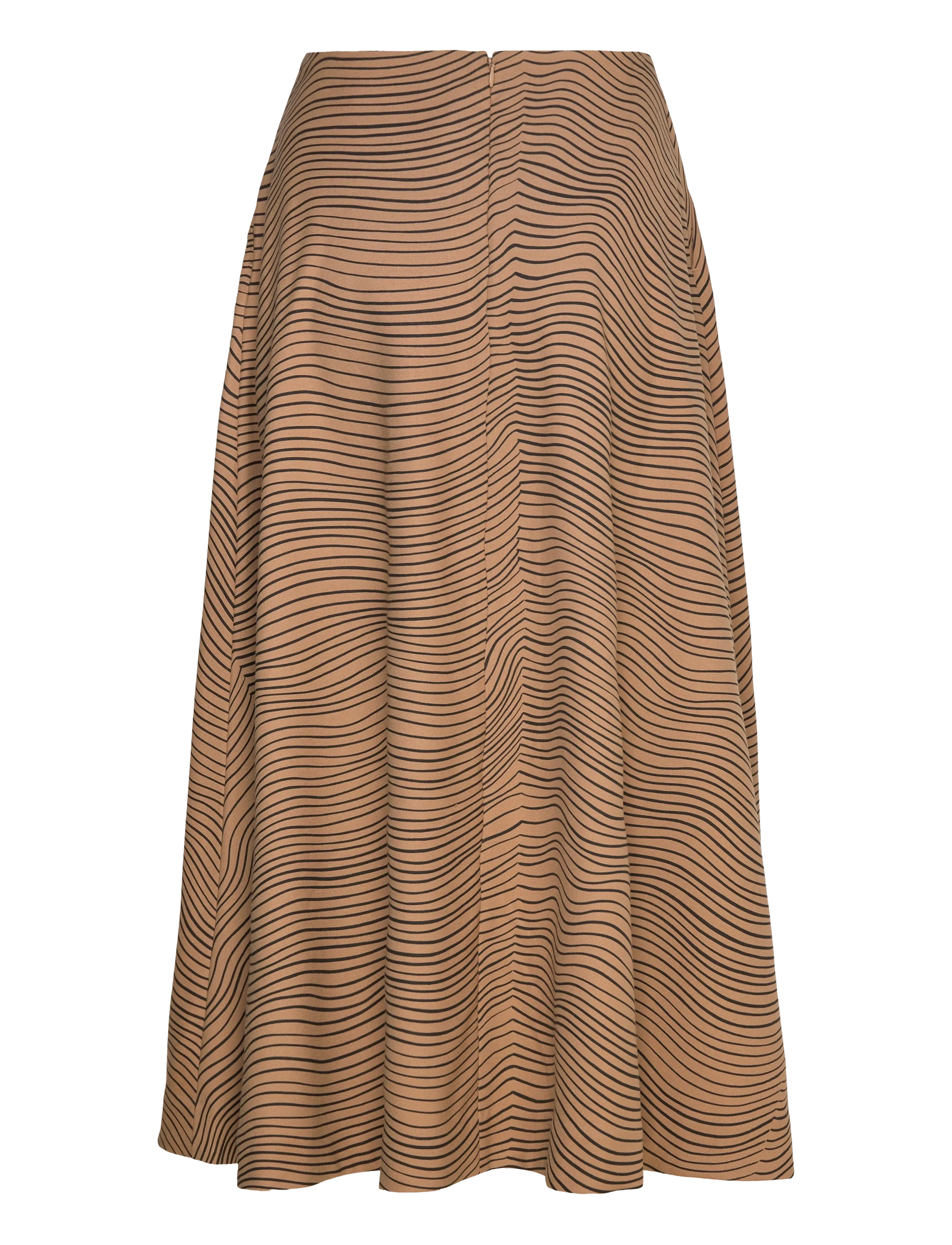 Marimekko - TASISMI NÄKKI - maxi röcke - black, brown - 1