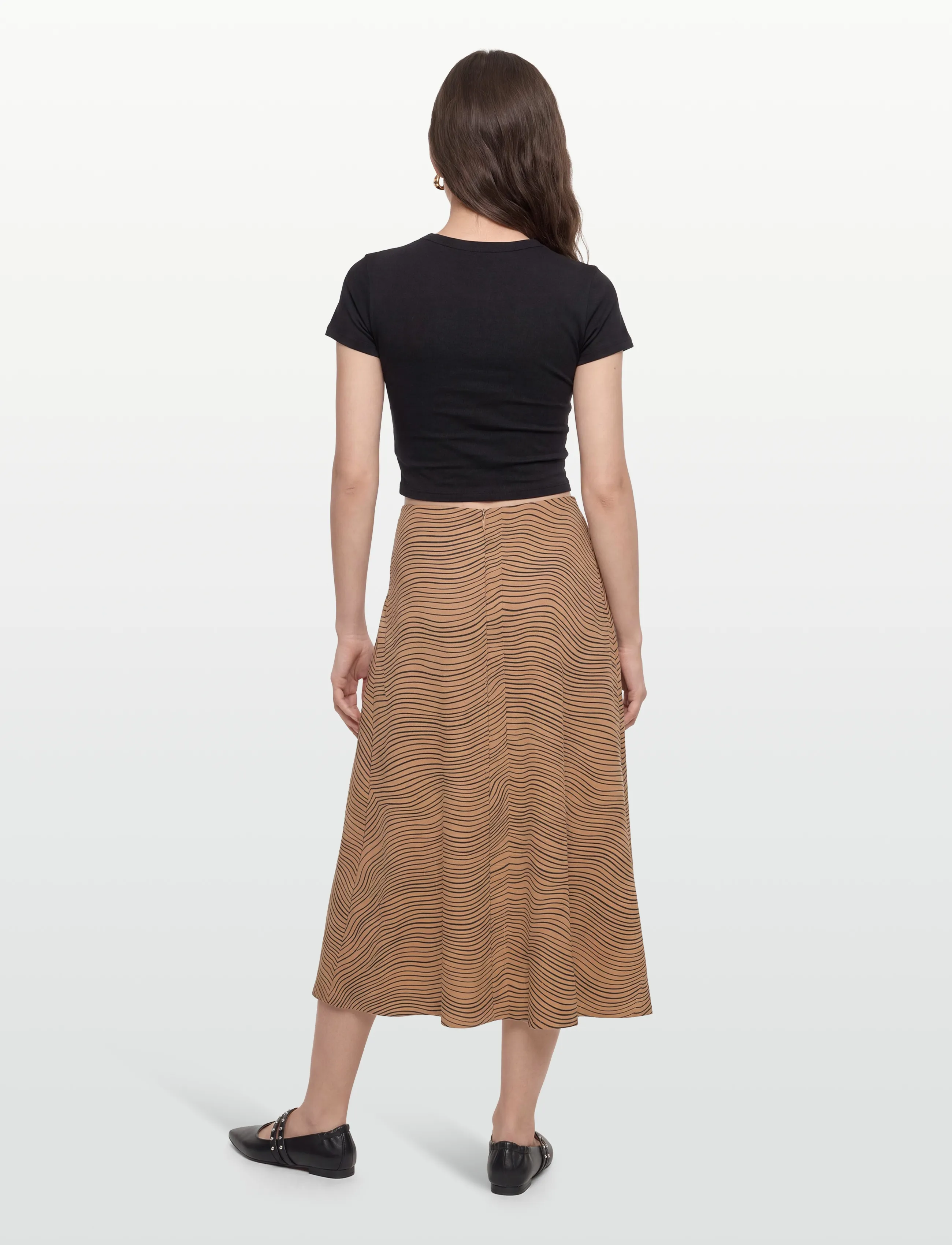 Marimekko - TASISMI NÄKKI - maxi skirts - black, brown - 4