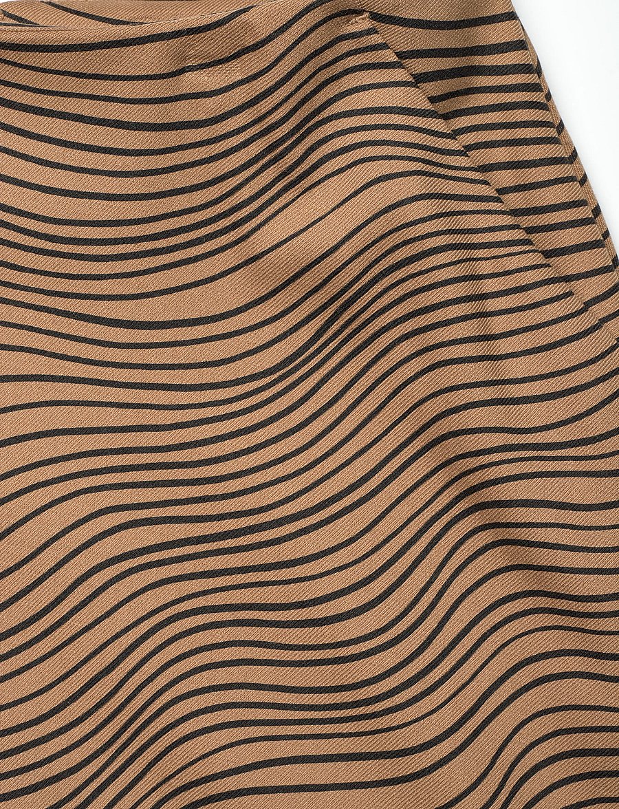 Marimekko - TASISMI NÄKKI - maxi röcke - black, brown - 5