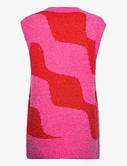 Marimekko - ELEMENTTI TAIFUUNI - kootud vestid - red, pink - 1