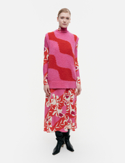 Marimekko - ELEMENTTI TAIFUUNI - knitted vests - red, pink - 2